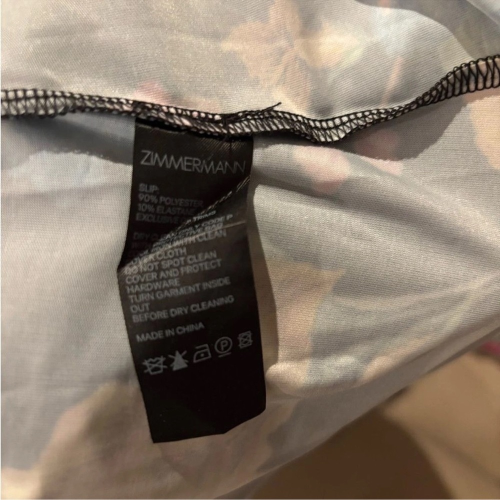 NWOT Zimmermann  ninety six Floral Black Dress - Picture 14 of 14